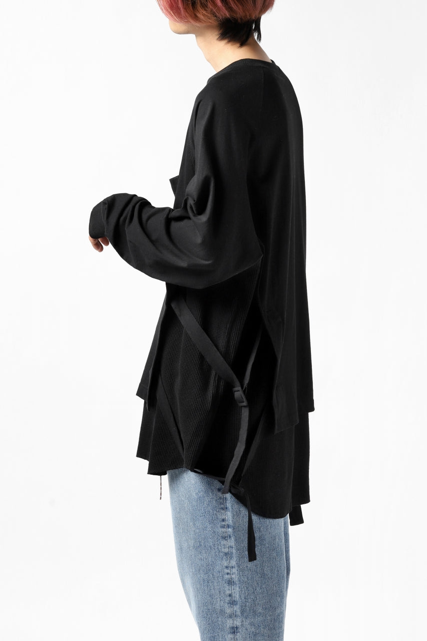 画像をギャラリービューアに読み込む, FACETASM DOCKING LAYER BUCKLE TOPS (BLACK)