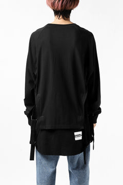 画像をギャラリービューアに読み込む, FACETASM DOCKING LAYER BUCKLE TOPS (BLACK)