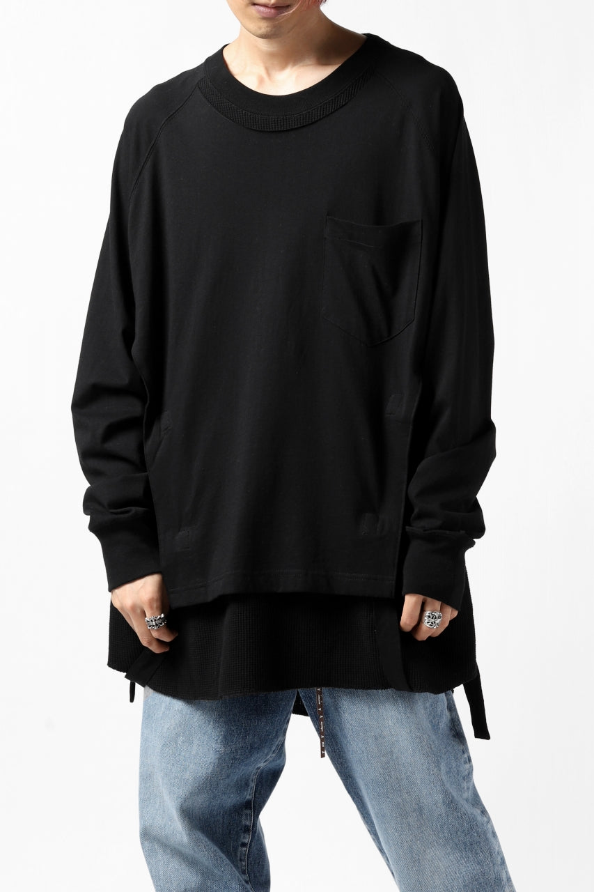画像をギャラリービューアに読み込む, FACETASM DOCKING LAYER BUCKLE TOPS (BLACK)