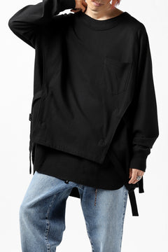 画像をギャラリービューアに読み込む, FACETASM DOCKING LAYER BUCKLE TOPS (BLACK)
