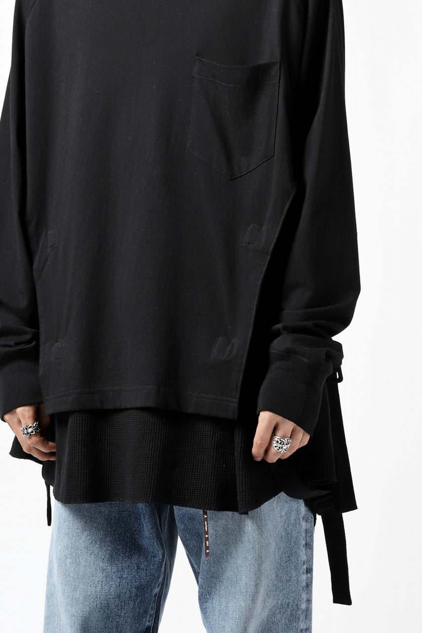 画像をギャラリービューアに読み込む, FACETASM DOCKING LAYER BUCKLE TOPS (BLACK)