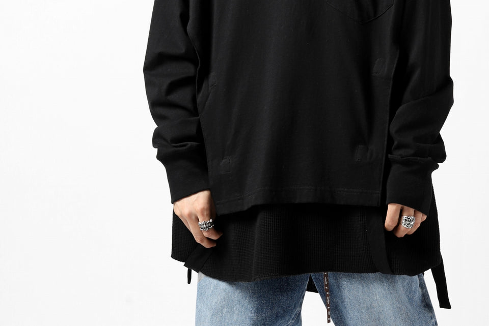 画像をギャラリービューアに読み込む, FACETASM DOCKING LAYER BUCKLE TOPS (BLACK)
