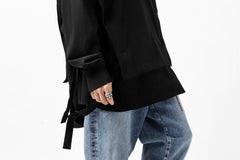 画像をギャラリービューアに読み込む, FACETASM DOCKING LAYER BUCKLE TOPS (BLACK)