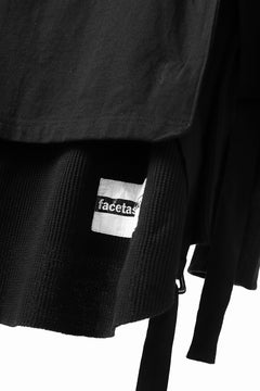 画像をギャラリービューアに読み込む, FACETASM DOCKING LAYER BUCKLE TOPS (BLACK)