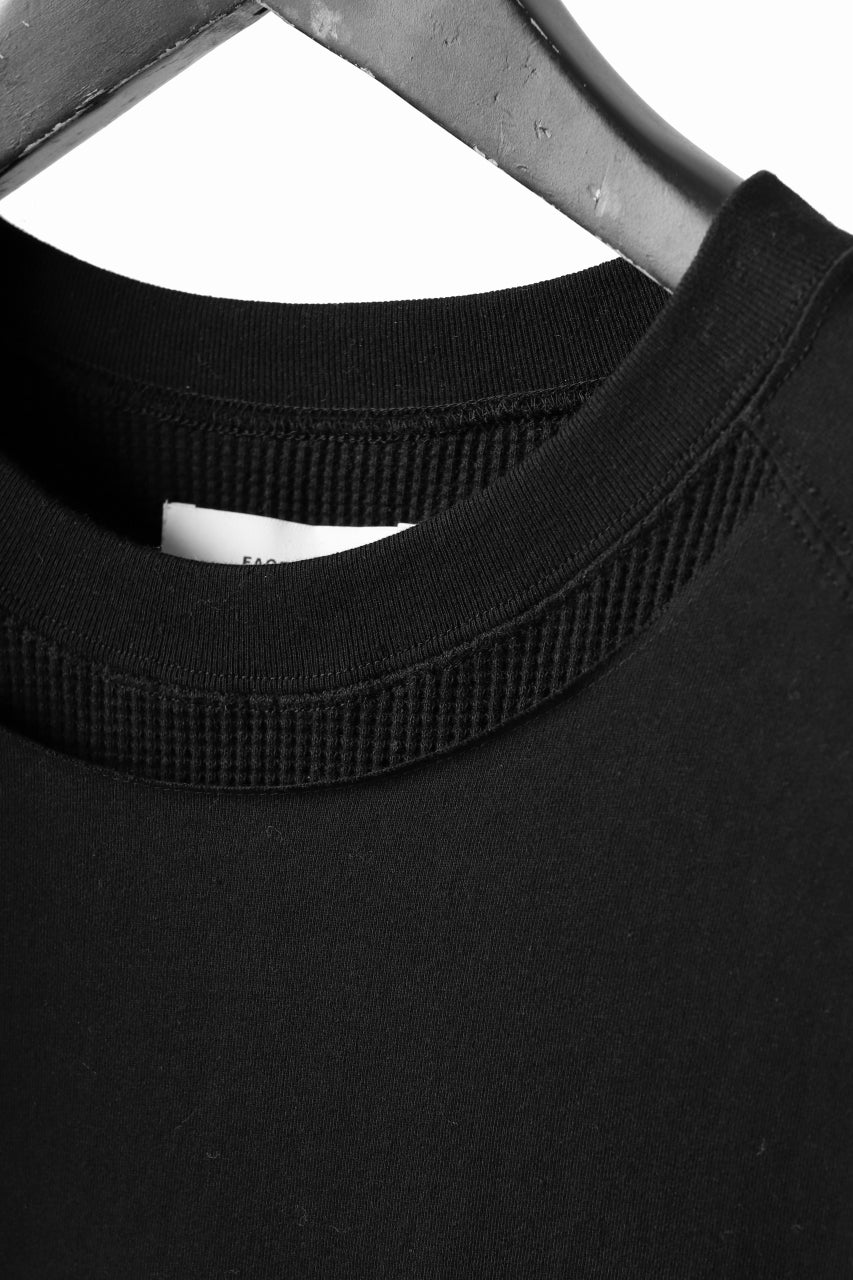 画像をギャラリービューアに読み込む, FACETASM DOCKING LAYER BUCKLE TOPS (BLACK)