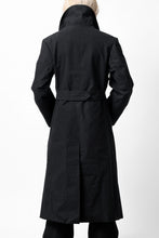 画像をギャラリービューアに読み込む, ierib exclusive military coat / boiled waxy cotton (BLACK)