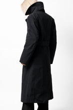 画像をギャラリービューアに読み込む, ierib exclusive military coat / boiled waxy cotton (BLACK)