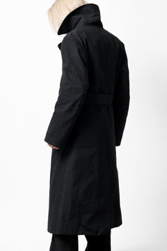 画像をギャラリービューアに読み込む, ierib exclusive military coat / boiled waxy cotton (BLACK)