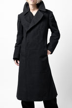 画像をギャラリービューアに読み込む, ierib exclusive military coat / boiled waxy cotton (BLACK)