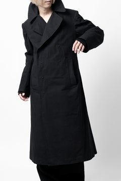 画像をギャラリービューアに読み込む, ierib exclusive military coat / boiled waxy cotton (BLACK)