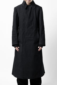 画像をギャラリービューアに読み込む, ierib exclusive military coat / boiled waxy cotton (BLACK)
