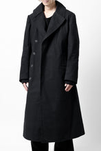 画像をギャラリービューアに読み込む, ierib exclusive military coat / boiled waxy cotton (BLACK)
