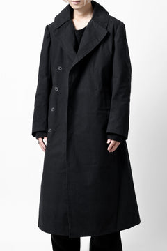 画像をギャラリービューアに読み込む, ierib exclusive military coat / boiled waxy cotton (BLACK)