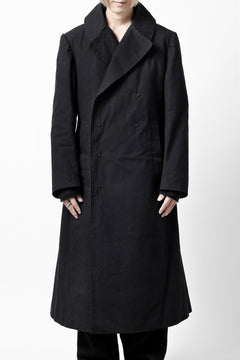 画像をギャラリービューアに読み込む, ierib exclusive military coat / boiled waxy cotton (BLACK)