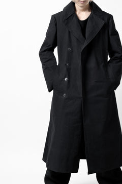画像をギャラリービューアに読み込む, ierib exclusive military coat / boiled waxy cotton (BLACK)