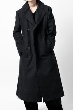 画像をギャラリービューアに読み込む, ierib exclusive military coat / boiled waxy cotton (BLACK)