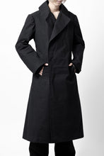 画像をギャラリービューアに読み込む, ierib exclusive military coat / boiled waxy cotton (BLACK)