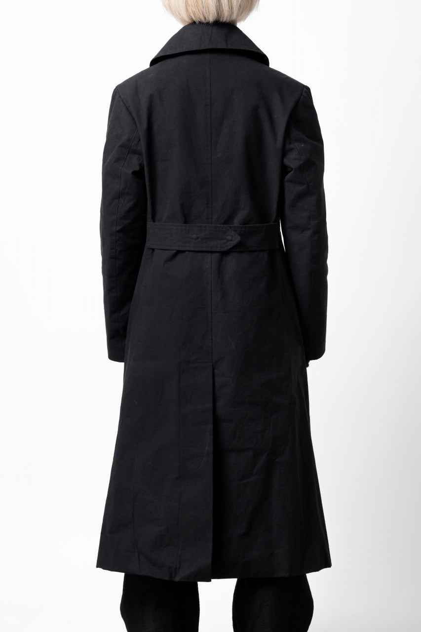 画像をギャラリービューアに読み込む, ierib exclusive military coat / boiled waxy cotton (BLACK)