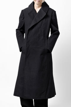画像をギャラリービューアに読み込む, ierib exclusive military coat / boiled waxy cotton (BLACK)