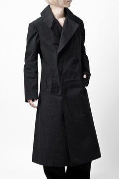 画像をギャラリービューアに読み込む, ierib exclusive military coat / boiled waxy cotton (BLACK)