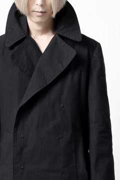 画像をギャラリービューアに読み込む, ierib exclusive military coat / boiled waxy cotton (BLACK)