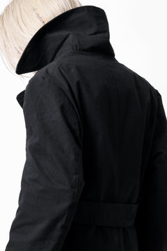 画像をギャラリービューアに読み込む, ierib exclusive military coat / boiled waxy cotton (BLACK)
