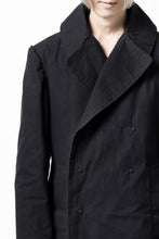 画像をギャラリービューアに読み込む, ierib exclusive military coat / boiled waxy cotton (BLACK)
