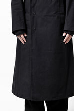 画像をギャラリービューアに読み込む, ierib exclusive military coat / boiled waxy cotton (BLACK)