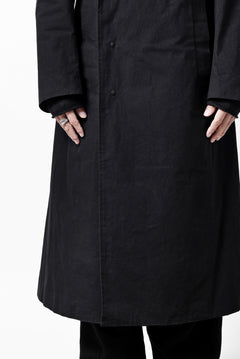 画像をギャラリービューアに読み込む, ierib exclusive military coat / boiled waxy cotton (BLACK)