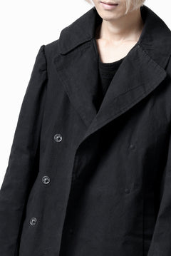 画像をギャラリービューアに読み込む, ierib exclusive military coat / boiled waxy cotton (BLACK)