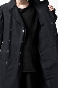 画像をギャラリービューアに読み込む, ierib exclusive military coat / boiled waxy cotton (BLACK)