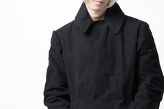 画像をギャラリービューアに読み込む, ierib exclusive military coat / boiled waxy cotton (BLACK)