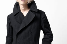 画像をギャラリービューアに読み込む, ierib exclusive military coat / boiled waxy cotton (BLACK)