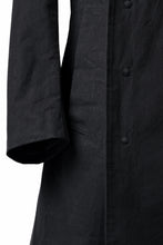 画像をギャラリービューアに読み込む, ierib exclusive military coat / boiled waxy cotton (BLACK)