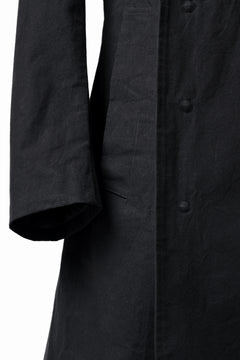 画像をギャラリービューアに読み込む, ierib exclusive military coat / boiled waxy cotton (BLACK)