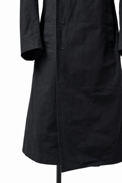 画像をギャラリービューアに読み込む, ierib exclusive military coat / boiled waxy cotton (BLACK)