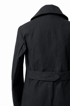 画像をギャラリービューアに読み込む, ierib exclusive military coat / boiled waxy cotton (BLACK)