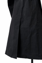 画像をギャラリービューアに読み込む, ierib exclusive military coat / boiled waxy cotton (BLACK)