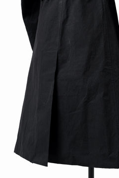 画像をギャラリービューアに読み込む, ierib exclusive military coat / boiled waxy cotton (BLACK)