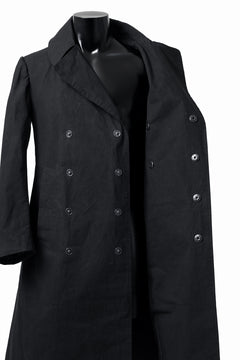 画像をギャラリービューアに読み込む, ierib exclusive military coat / boiled waxy cotton (BLACK)