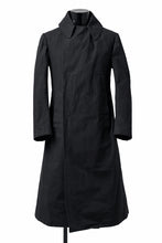 画像をギャラリービューアに読み込む, ierib exclusive military coat / boiled waxy cotton (BLACK)