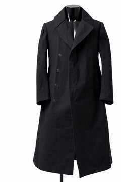 画像をギャラリービューアに読み込む, ierib exclusive military coat / boiled waxy cotton (BLACK)