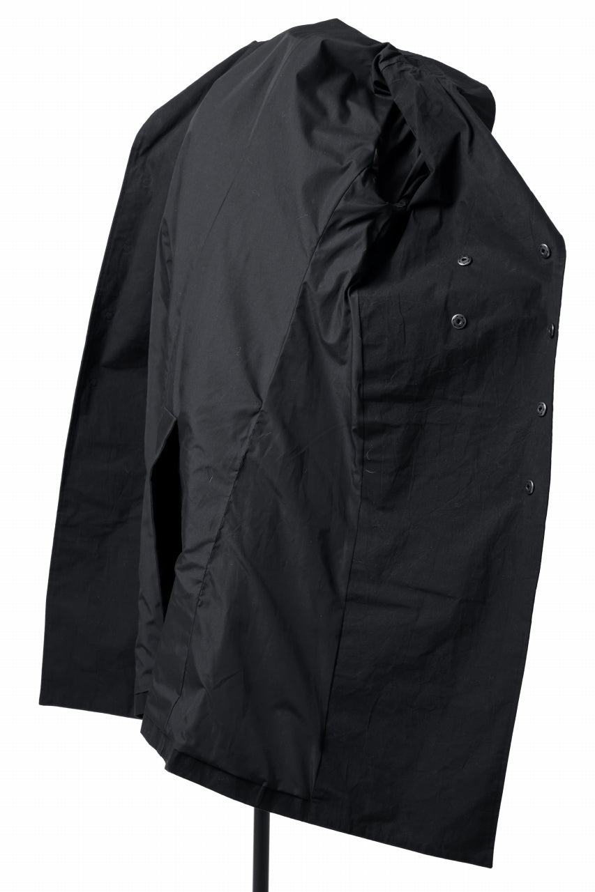 画像をギャラリービューアに読み込む, ierib exclusive military coat / boiled waxy cotton (BLACK)