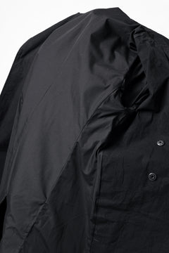 画像をギャラリービューアに読み込む, ierib exclusive military coat / boiled waxy cotton (BLACK)