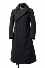 画像をギャラリービューアに読み込む, ierib exclusive military coat / boiled waxy cotton (BLACK)