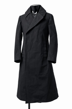 画像をギャラリービューアに読み込む, ierib exclusive military coat / boiled waxy cotton (BLACK)