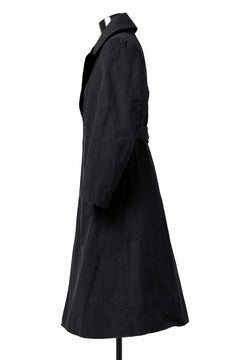 画像をギャラリービューアに読み込む, ierib exclusive military coat / boiled waxy cotton (BLACK)