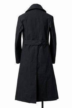 画像をギャラリービューアに読み込む, ierib exclusive military coat / boiled waxy cotton (BLACK)