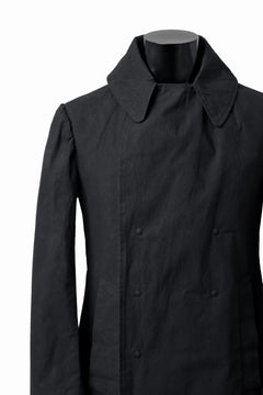 画像をギャラリービューアに読み込む, ierib exclusive military coat / boiled waxy cotton (BLACK)