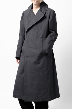 画像をギャラリービューアに読み込む, ierib exclusive military coat / boiled waxy cotton (GREY)